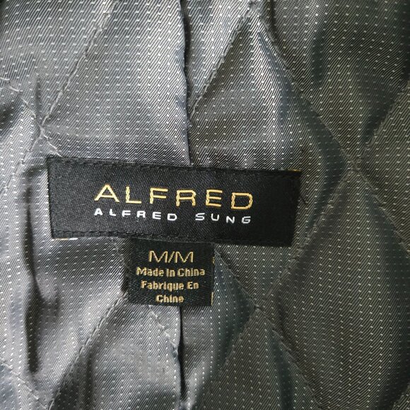 Elegant Men Wool Blend Jacket / Pea Coat - Size M - Charcoal - Perfect Condition - Picture 7 of 16